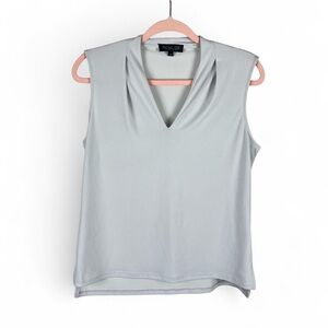 Rachel Zoe Sleeveless Drape Neck Blouse Size S Minimalist Chic‎ Work to Weekend